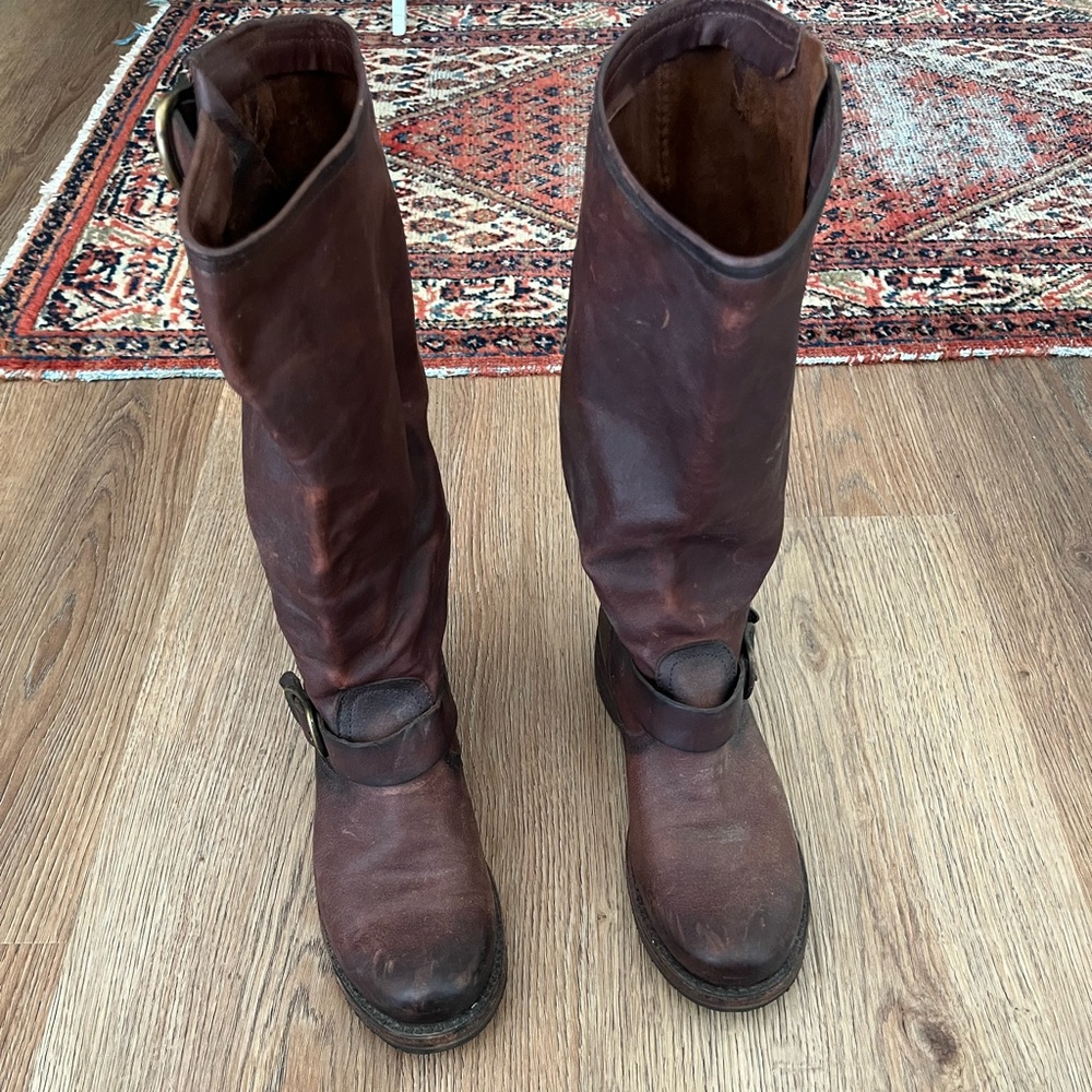 Frye Veronica Slouch 2 Redwood washed oil vintage